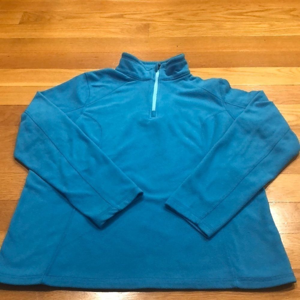 𝅺ASPEN women’s blue  1/4 zip-up fleece size xlarge.